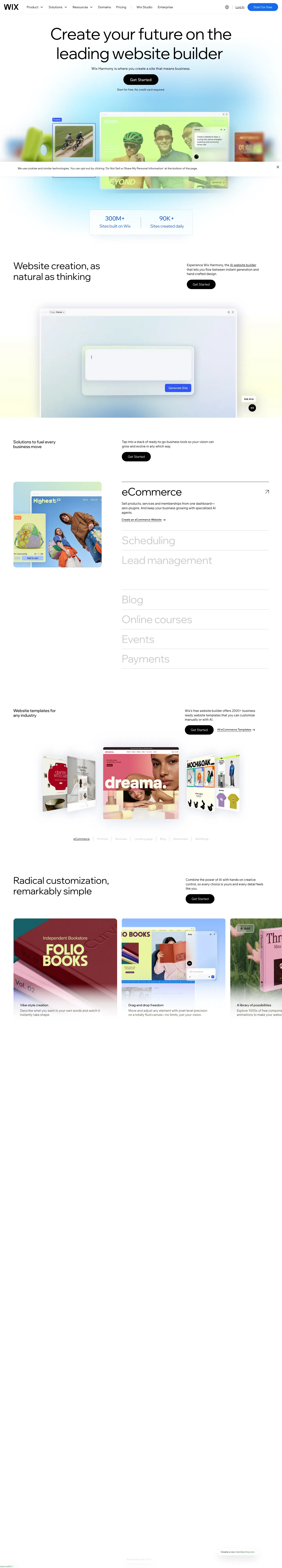 Desktop, full page